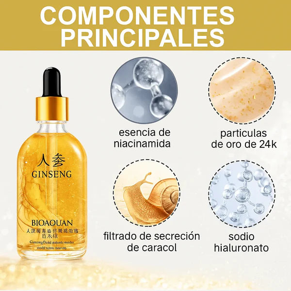 Oferta Especial 2x1: LUXÉA 24K.- Serum Reafirmante