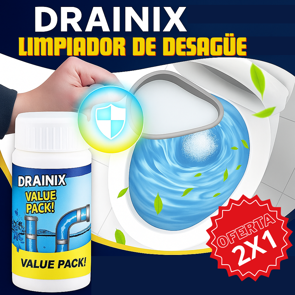 Drainix -  ¡Recupera el flujo y la tranquilidad en tu hogar!