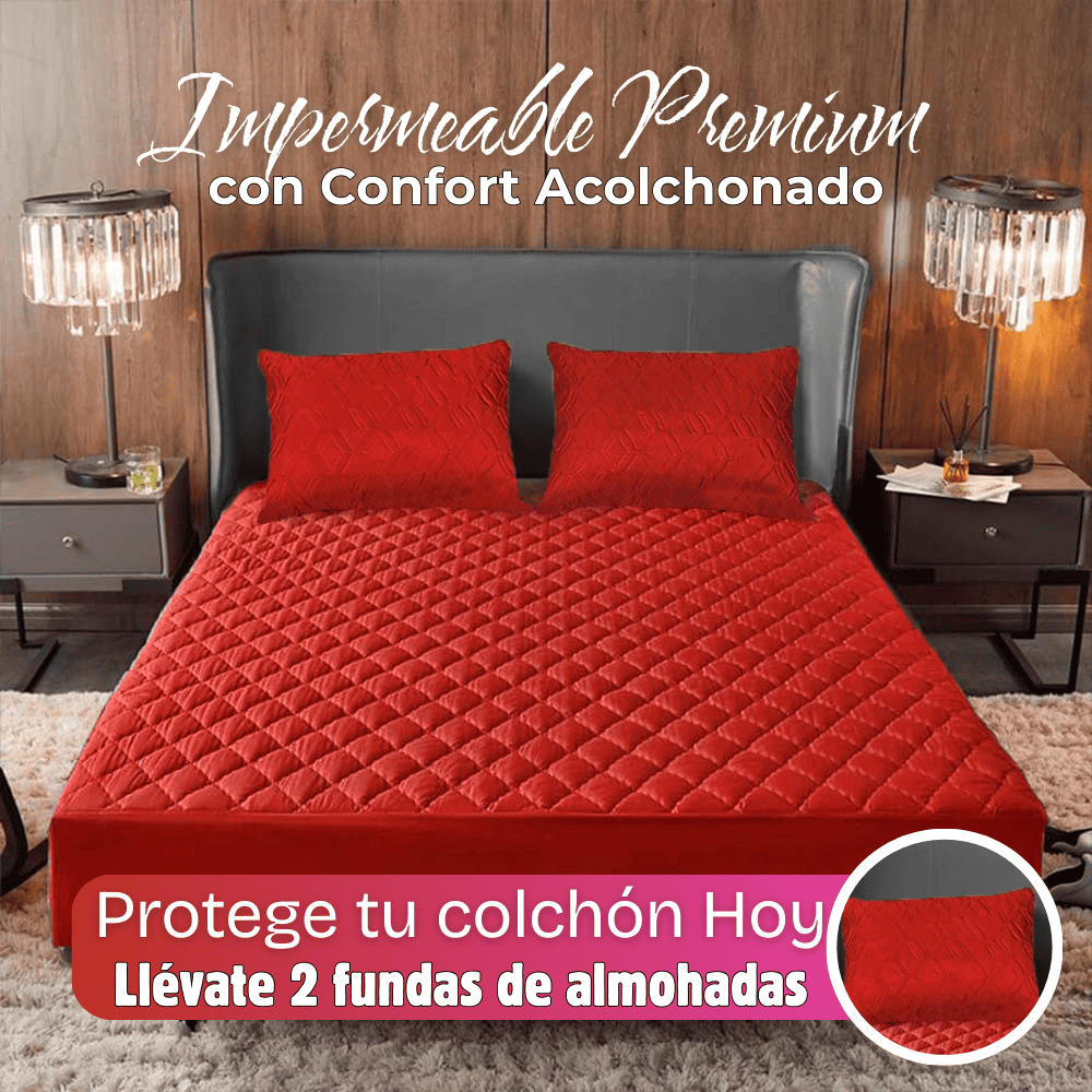 Protector Impermeable AquaShield para Colchón + Fundas de Almohada