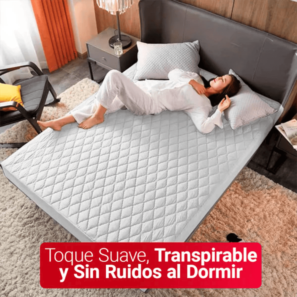 Protector Impermeable AquaShield para Colchón + Fundas de Almohada