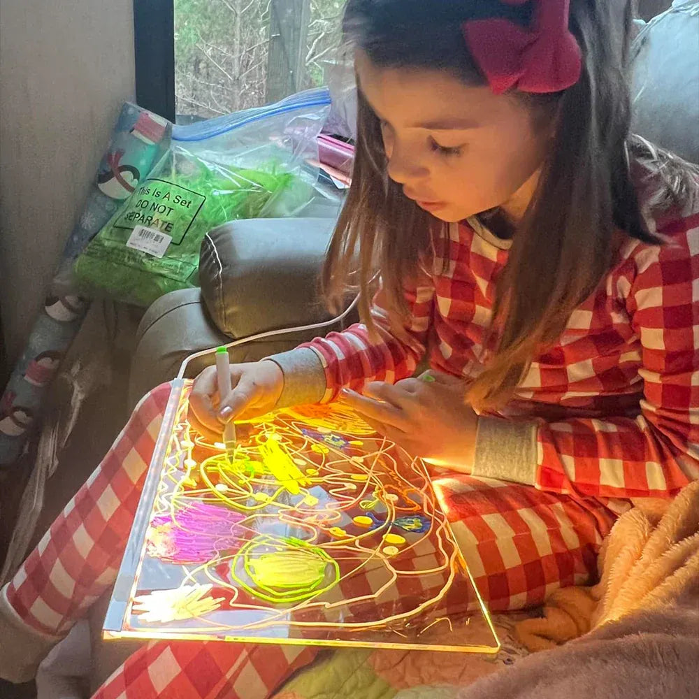 LumiPad Pizarra Acrílica con Luz LED